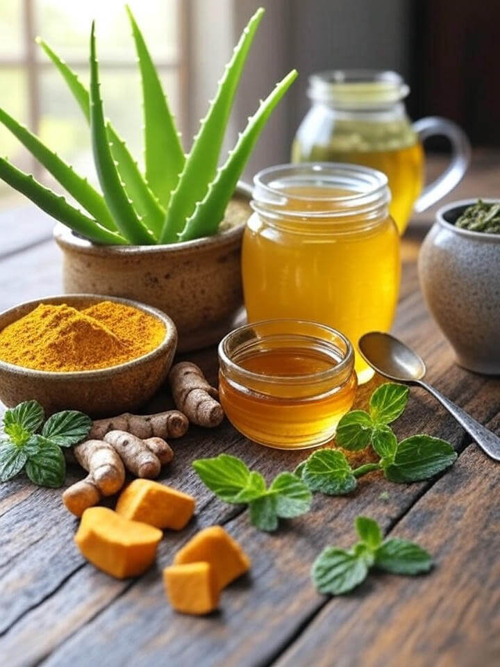 Cách Trị Mụn Tại Nhà Hiệu Quả - Top 10 Phương Pháp Tự Nhiên 2 Mặt nạ nghệ và mật ong trị mụn tại nhà hiệu quả