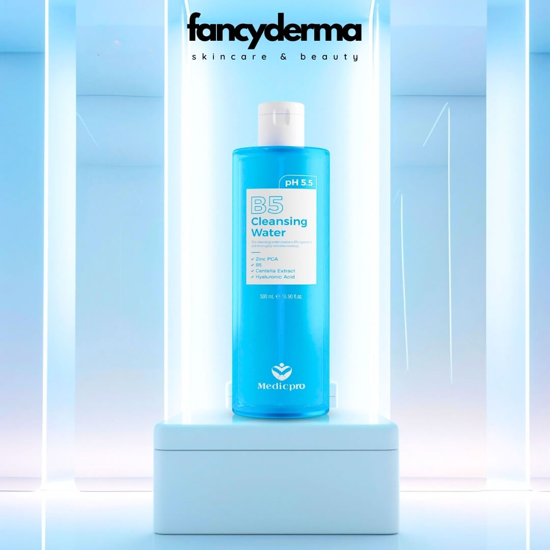 Nước Tẩy Trang B5 Medicpro Cleansing Water, Sạch Da Đa Tầng, Cấp Ẩm, Dịu Da 500ML 14 Nước Tẩy Trang B5 MedicPro Cleansing Water 500ml từ Fancyderma, ứng dụng công nghệ Hàn Quốc, giúp làm sạch sâu và làm dịu da hiệu quả.