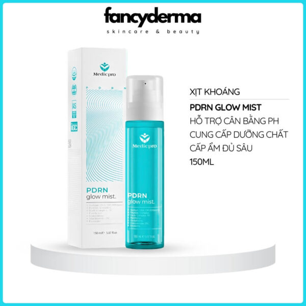 Xịt Khoáng PDRN Glow Mist Medicpro MESO 3 in 1 150ML, cấp ẩm, làm dịu da, từ Fancyderma.