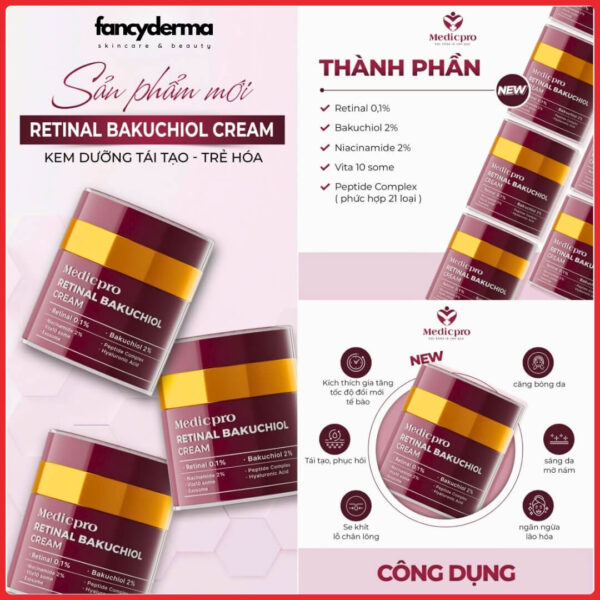 Kem Dưỡng Trắng Da Medicpro CGF 50ML, hỗ trợ trẻ hóa da, mờ thâm nám, thương hiệu CGF, từ Fancyderma