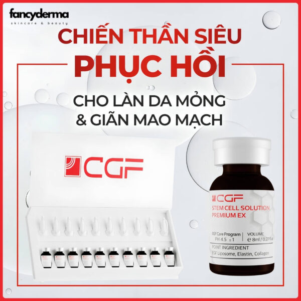 STEM CELL SOLUTION PREMIUM EX – phục hồi làn da mỏng yếu với công nghệ tái tạo da tiên tiến từ Hàn Quốc, đến từ Fancyderma.