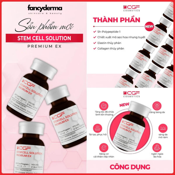 chăm sóc chuyên sâu với STEM CELL SOLUTION PREMIUM EX, công nghệ Hàn Quốc giúp nuôi dưỡng làn da mỏng khỏe mạnh – sản phẩm chính hãng từ Fancyderma