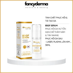 Lọ Tinh Chất B5GF Renoskin 30ML màu trắng bên hộp, tái tạo da, hạn chế thâm nám, từ Fancyderma.
