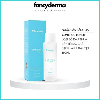 Nước Cân Bằng Da Control Toner, Loại Bỏ Dầu Thừa, Tẩy Tế Bào Chết, Sạch Sâu 150ML 8 Chai Control Toner Renoskin 150ML trắng sang trọng, đạt chuẩn FDA, tẩy sạch tế bào chết, làm sạch sâu, công nghệ Hàn Quốc từ Fancyderma.