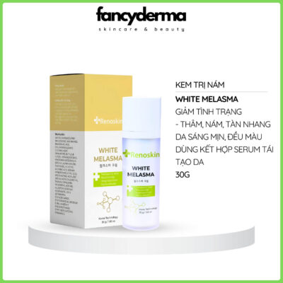 Kem Trị Nám White Melasma, Giảm Thâm, Nám, Tàn Nhang 30G 8 Hộp Kem Trị Nám White Melasma Renoskin 30G, giảm thâm nám, tàn nhang, từ Fancyderma.