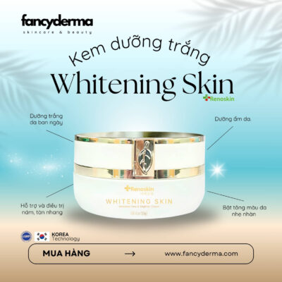 Kem Dưỡng Ban Ngày Whitening Skin, Ngừa Nám Sáng Da 33G 7 Hộp Kem Dưỡng Whitening Skin Ban Ngày Renoskin 33G, ngừa nám, sáng da, từ Fancyderma.