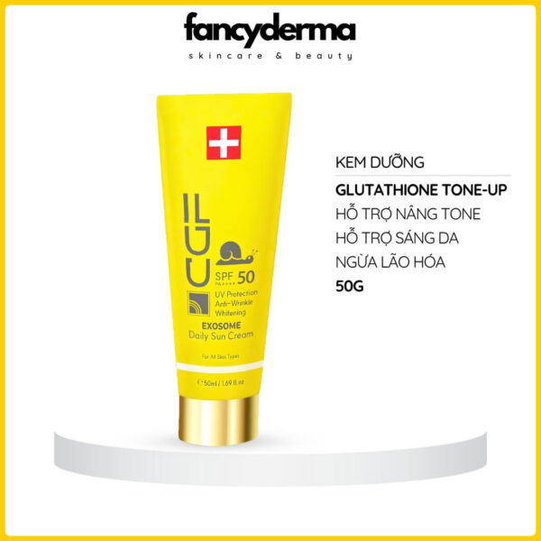 Kem Chống Nắng CGF EXOSOME Daily Sun Cream 50ML, SPF 50+ PA++++, dưỡng ẩm, từ Fancyderma