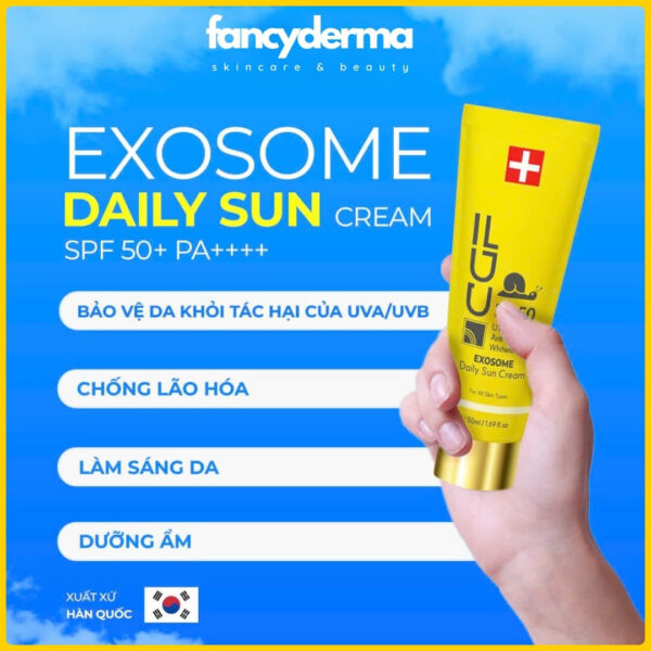 Kem chống nắng CGF SPF 50+ PA++++ – Hỗ trợ làm sáng da, giảm tác hại ánh nắng, dung tích 50ML, thương hiệu Fancyderma