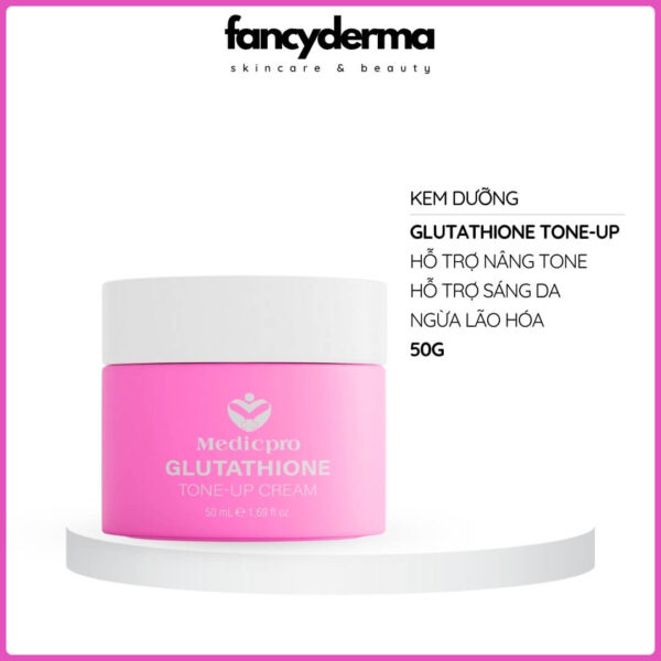Kem Dưỡng Nâng Tone Kiềm Dầu MEDICPRO GLUTATHIONE 50G, hỗ trợ sáng da, từ Fancyderma