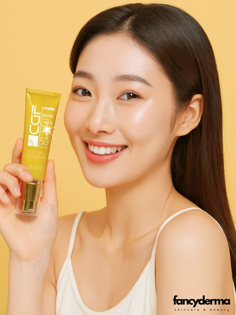 Kem Chống Nắng CGF Thải Độc DETOX TONE UP SUN CREAM Có SPF50+ PA+++