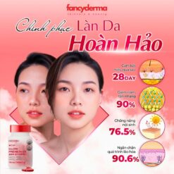 Viên Uống Trắng Da CGF GLOW AND BEAUTY PREMIUM EX, Trắng Da Toàn Thân, Mờ Thâm Nám, Đẹp Da 21g 14 Làn da rạng rỡ, đều màu nhờ thuốc uống trắng da CGF Glow Premium EX, mang lại vẻ đẹp tự nhiên - Fancyderma phân phối chính