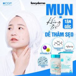 Làn da sáng mịn, sạch mụn nhờ thuốc uống trị mụn CGF Perfect Skin Premium EX, chuẩn y khoa Hàn Quốc.
