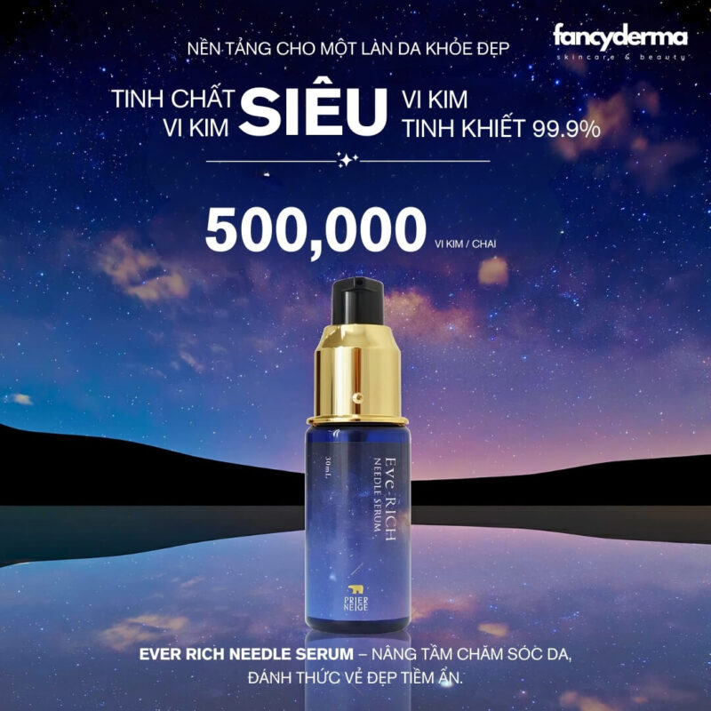 Tinh chất vi kim Prier Neige Eve Rich, serum cấp ẩm với công nghệ vi kim tái tạo da hiệu quả.