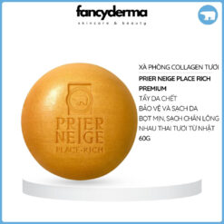 Hộp xà phòng collagen Prier Neige Place Rich, xà bông thảo dược làm sạch sâu và cấp ẩm cho da.