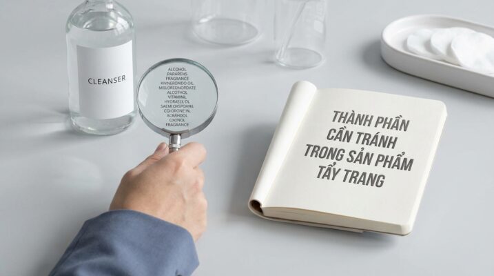 Sơ đồ cấu trúc da và cơ chế hoạt động của các chất làm sạch bụi bẩn