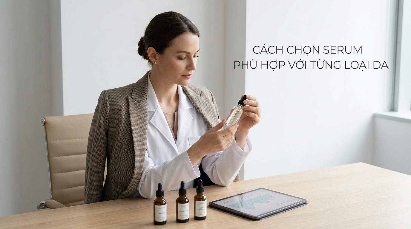 Biểu đồ phân loại 5 loại da cơ bản