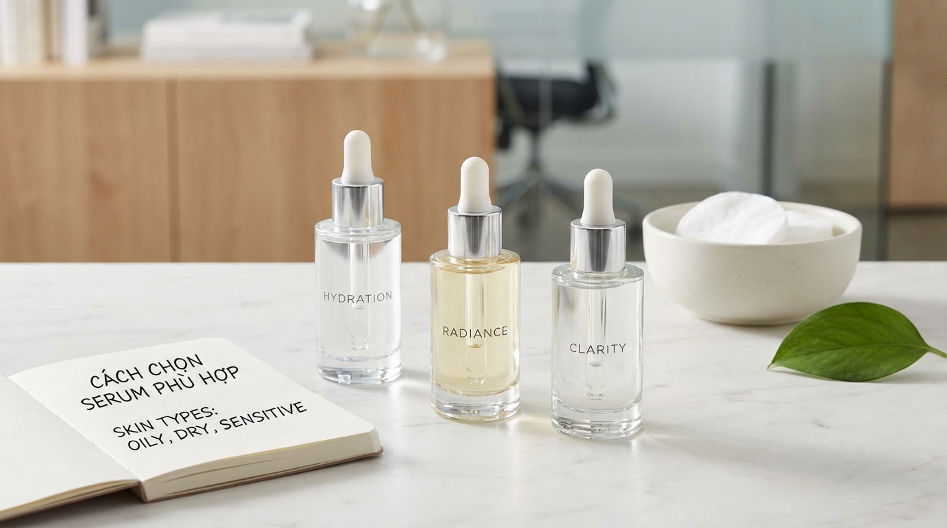 Quy trình bôi serum đúng cách và an toàn