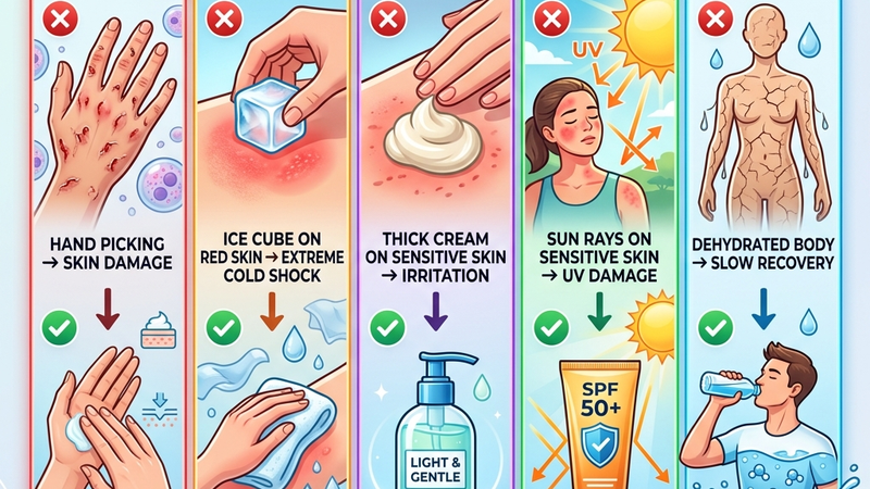 5 sai lầm khi chăm sóc da cháy nắng