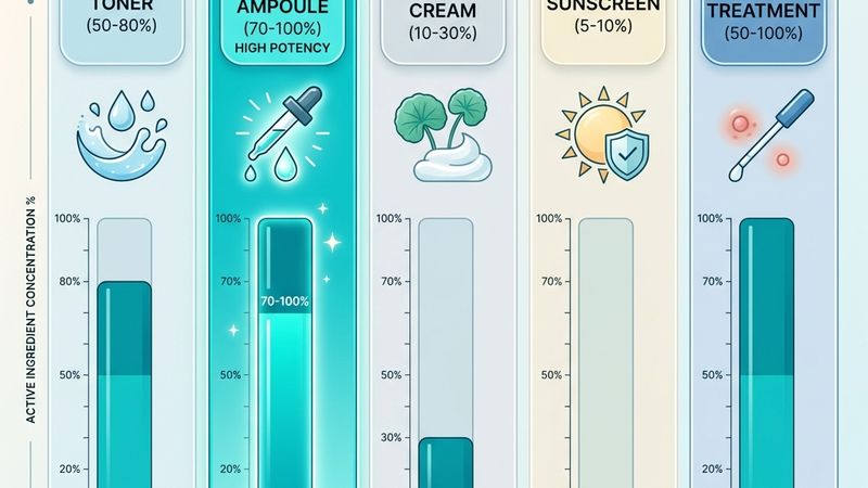 5 dạng sản phẩm Centella