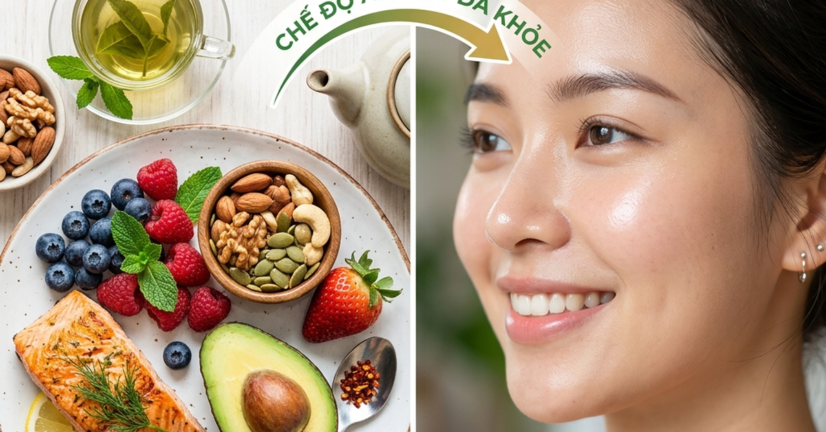 Chế độ ăn cho da khỏe mạnh 15 thực phẩm vàng