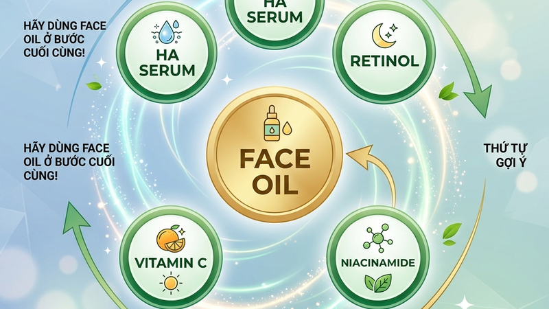 Face oil kết hợp với thành phần nào