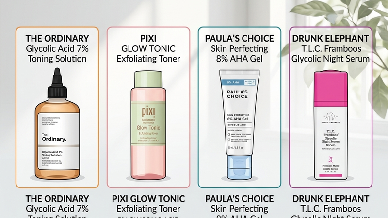 Top sản phẩm glycolic acid tốt nhất 2026