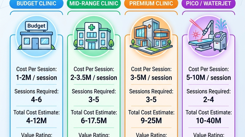 Chi phí IPL laser mờ thâm nám 2026