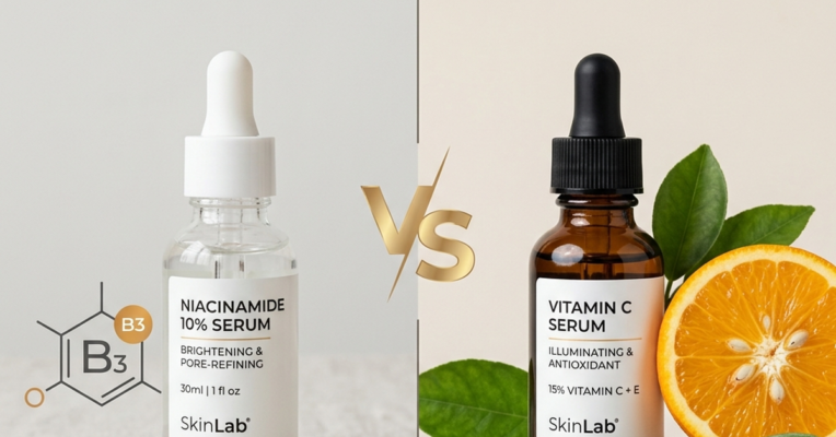 Niacinamide vs Vitamin C so sánh