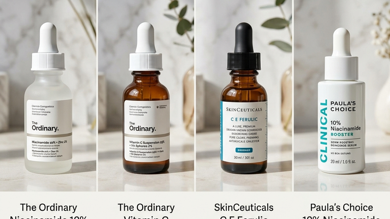 Top niacinamide và vitamin C 2026