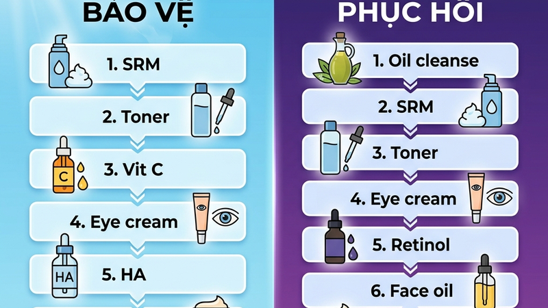 Routine sáng tối cho tuổi 40+