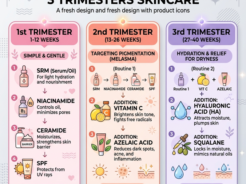 Routine skincare theo tam cá nguyệt