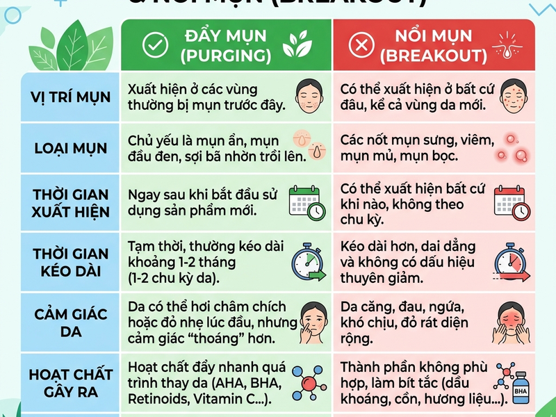 So sánh purging vs breakout chi tiết