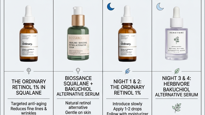 Top retinol và bakuchiol 2026