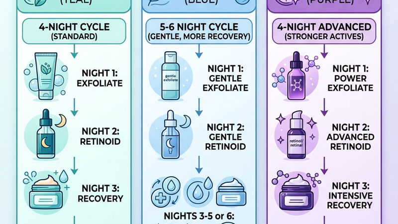 Skin cycling cho từng loại da