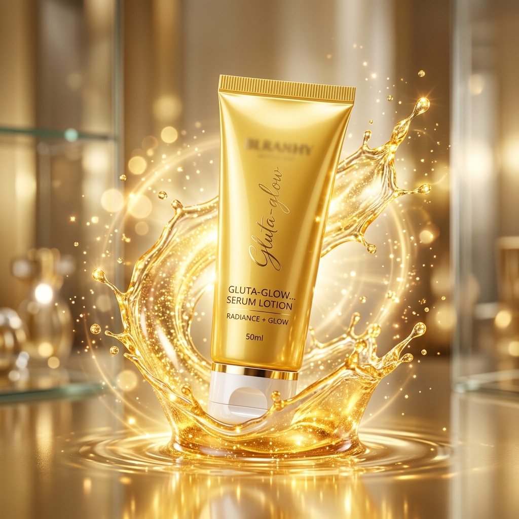 Tinh chất dưỡng thể Vaseline Gluta-Hya chai vàng làm sáng da