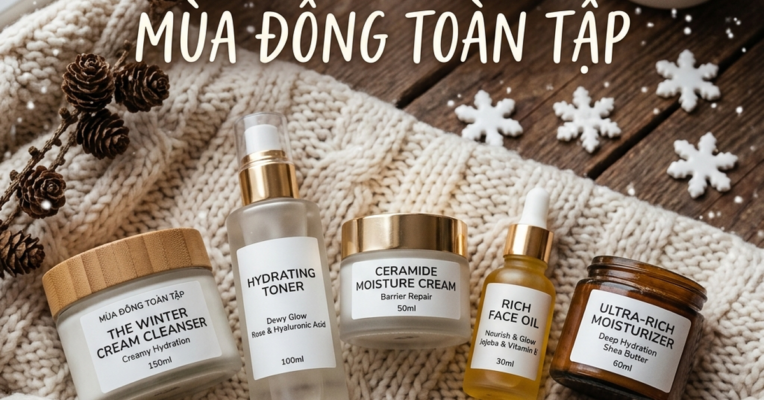 Skincare mùa đông cho da không khô bong tróc