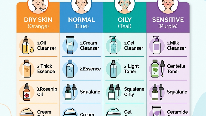 Skincare mùa đông cho từng loại da