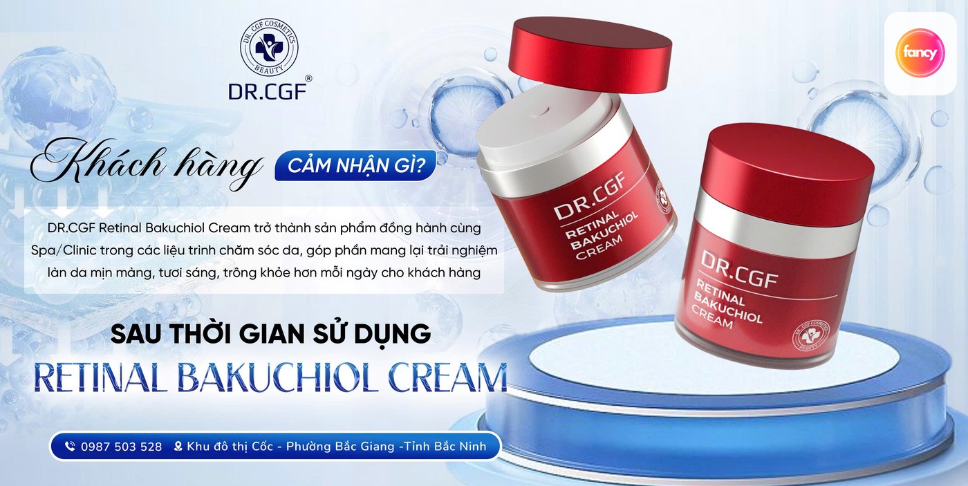 Kem Dưỡng DR.CGF Retinal Bakuchiol Cream, Hỗ Trợ Trẻ Hóa, Mờ Thâm Và Cải Thiện Da Dầu Mụn 50G - hình minh họa Fancyderma 2