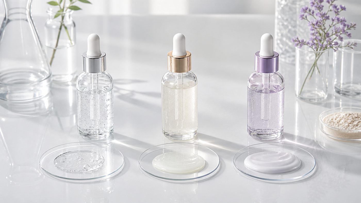 Tranexamic Acid, Niacinamide, Arbutin Khác Nhau Thế Nào? 1 So sánh ba kết cấu serum dưỡng sáng trong mỹ phẩm
