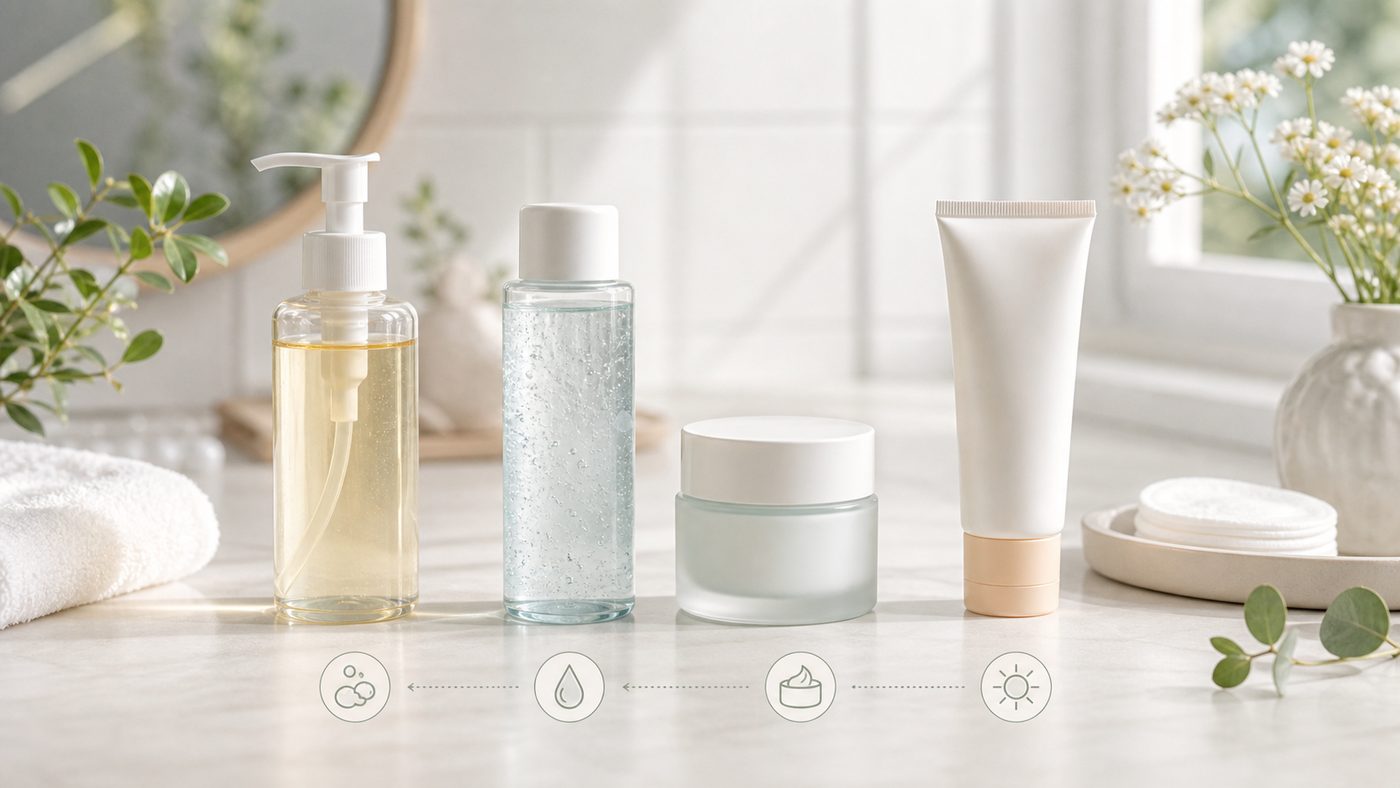 Da Dầu Mụn Nên Làm Sạch Mấy Bước? 3 Routine đơn giản sau làm sạch cho da dầu mụn