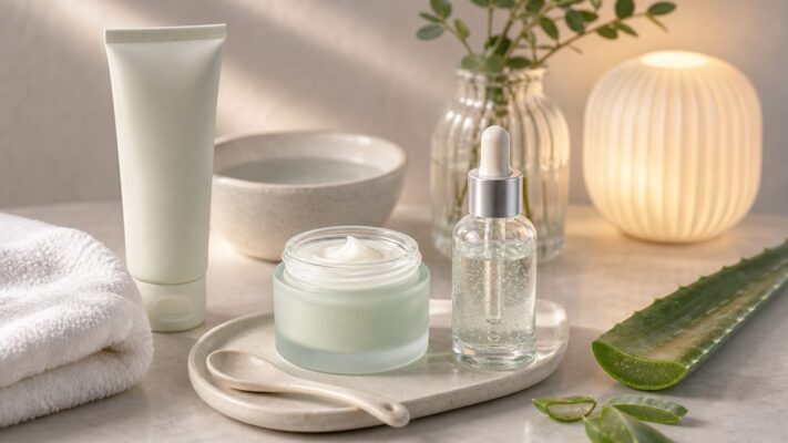Routine phục hồi hàng rào bảo vệ da sau treatment
