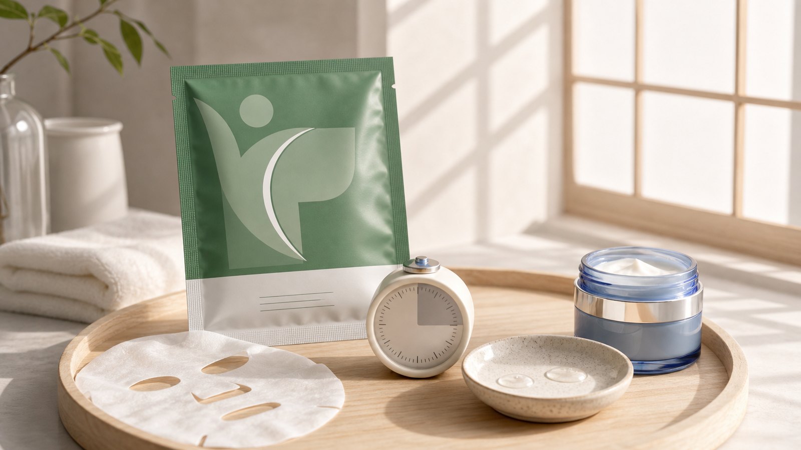 Mặt nạ giấy và các sản phẩm dưỡng ẩm trong routine tối giản