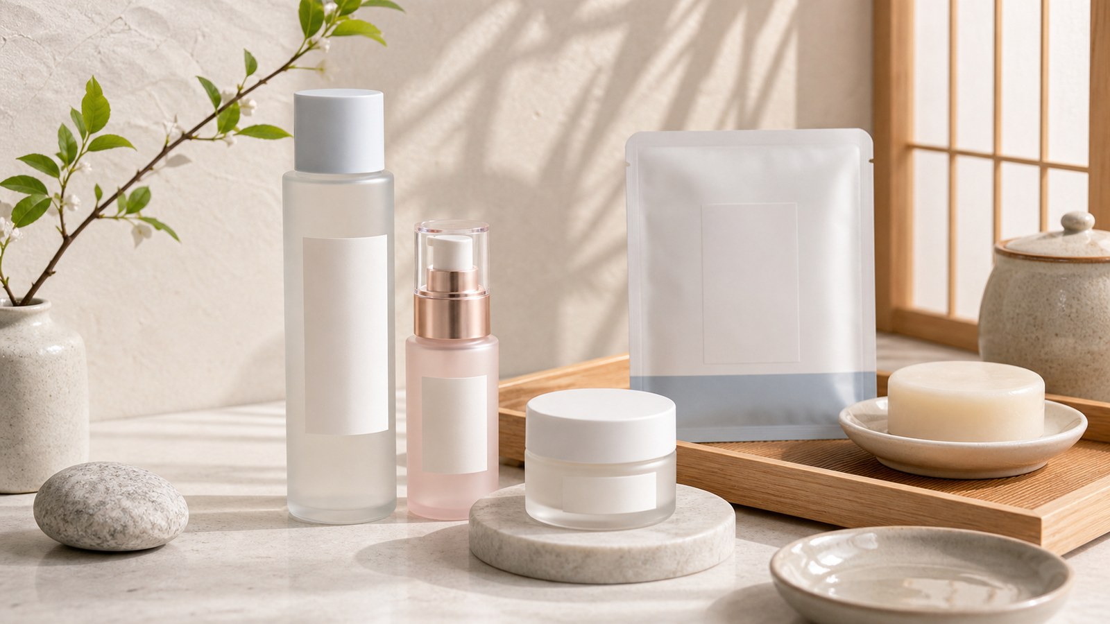Bộ sản phẩm skincare dịu hỗ trợ chăm sóc vết thâm sau mụn
