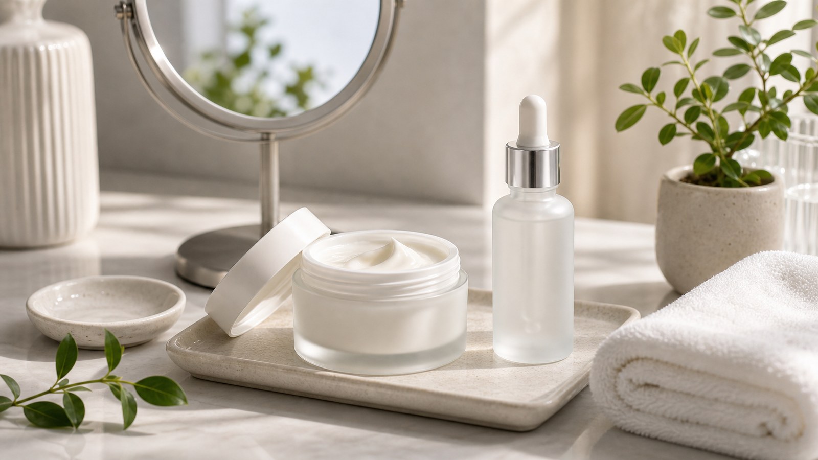 Bước dưỡng ẩm và phục hồi trong routine tối giản