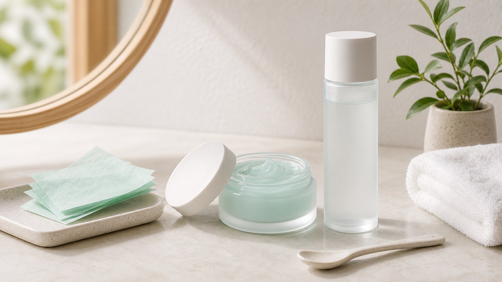 Gel cream và lotion nhẹ cạnh giấy thấm dầu cho da dầu thiếu nước