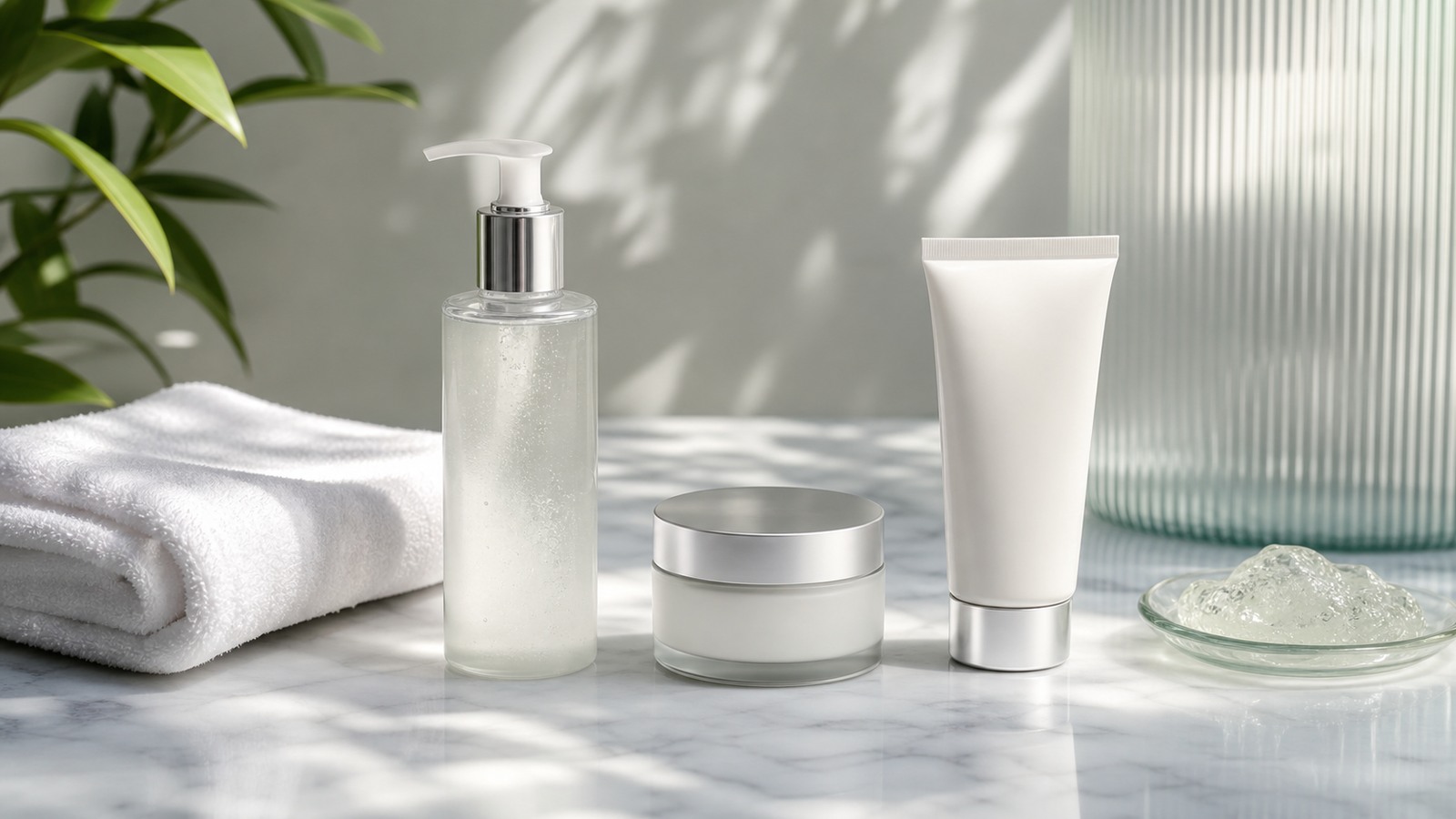 Da Dầu Mụn Vẫn Cần Phục Hồi Không? 2 Bộ routine nhẹ cho da dầu mụn gồm cleanser gel dưỡng và chống nắng không nhãn