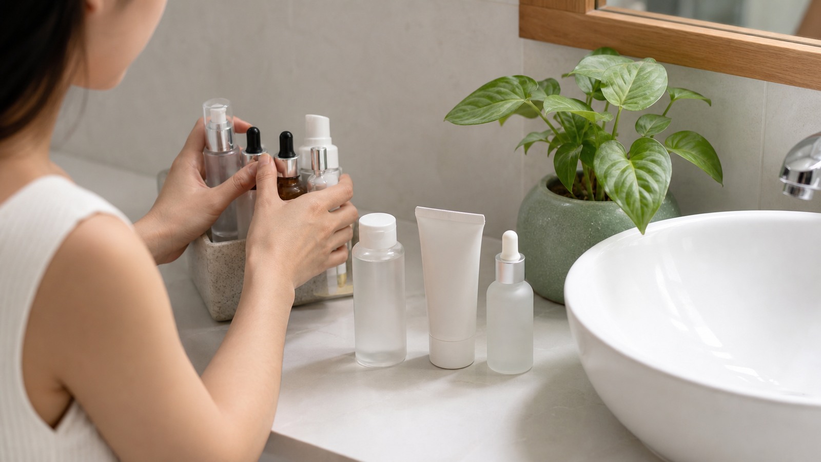Thoa Gì Cũng Xót: Nên Rút Routine Theo Thứ Tự Nào? 1 Đưa active và bước phụ sang một bên để rút gọn routine đang gây xót